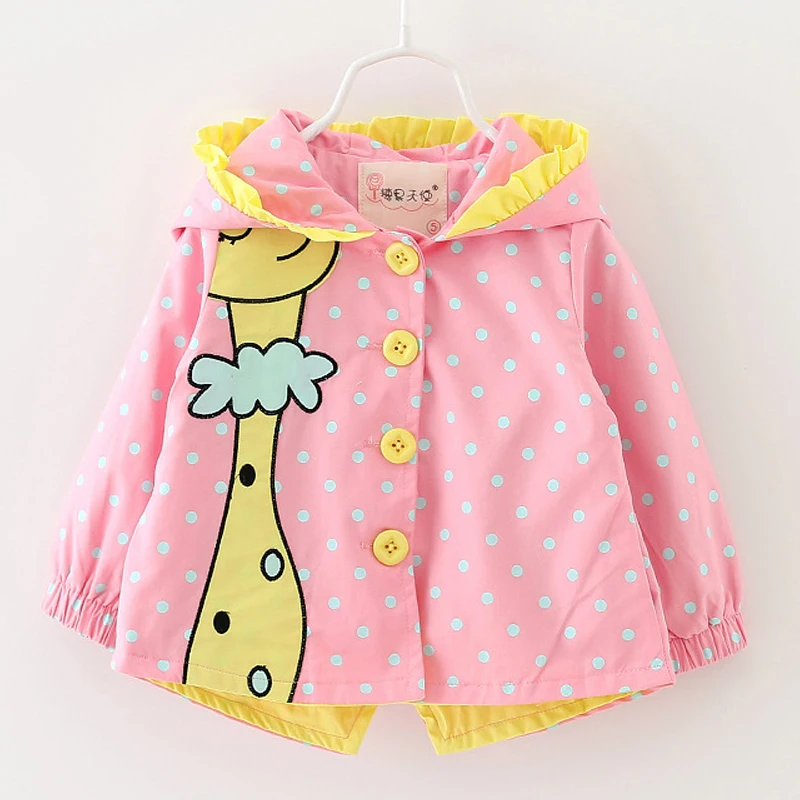 Girls Jacket 2019 Winter New Kid's Clothing Girls Cute Long-Sleeved Cartoon Giraffe Print Hooded Windbreaker Jacket
Girls Jacket 2019 Winter New Kid's Clothing Girls Cute Long-Sleeved Cartoon Giraffe Print Hooded Windbreaker Jacket