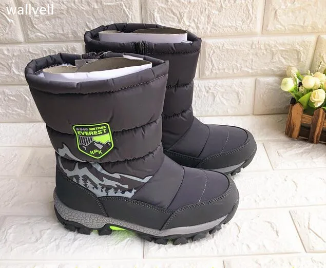 wallvell Export to Russian boys and girls snow boots winter thickening plus hair boots non-slip waterproof boots -30
wallvell Export to Russian boys and girls snow boots winter thickening plus hair boots non-slip waterproof boots -30