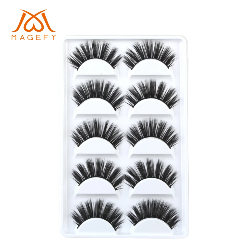MAGEFY 3D False Eye lashes 5 pairs Luxurious Cross Natural Long Thick Lashes Beauty Women Makeup Decorative Cosmetic
MAGEFY 3D False Eye lashes 5 pairs Luxurious Cross Natural Long Thick Lashes Beauty Women Makeup Decorative Cosmetic