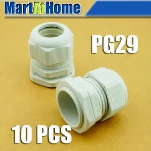 10PCS/lot PG29 Waterproof Nylon Connector PG Cable Gland Dia. 18~25mm White Free Shipping #BV124 @CF
10PCS/lot PG29 Waterproof Nylon Connector PG Cable Gland Dia. 18~25mm White Free Shipping #BV124 @CF