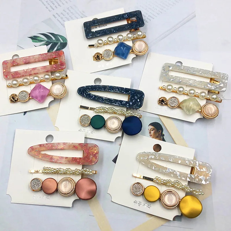 New Fashion Women Acrylic Hair Clip Hollow Waterdrop Rectangle Girls Foil Sequins Pearl Hairpins Barrettes Headbands Accessories
New Fashion Women Acrylic Hair Clip Hollow Waterdrop Rectangle Girls Foil Sequins Pearl Hairpins Barrettes Headbands Accessories