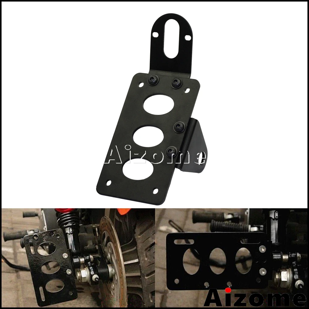 Motorcycle Side Mount Brake Tail Light License Plate Bracket For Harley Custom Cafe Racer Chopper w 3/4" Axles Stop Light Holder
Motorcycle Side Mount Brake Tail Light License Plate Bracket For Harley Custom Cafe Racer Chopper w 3/4" Axles Stop Light Holder