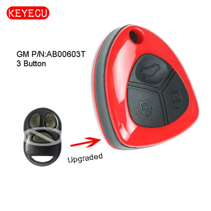 Keyecu Upgraded Remote Key Transmitter 3 Button Fob 315MHz for Chevrolet GMC P/N:AB00603T
Keyecu Upgraded Remote Key Transmitter 3 Button Fob 315MHz for Chevrolet GMC P/N:AB00603T