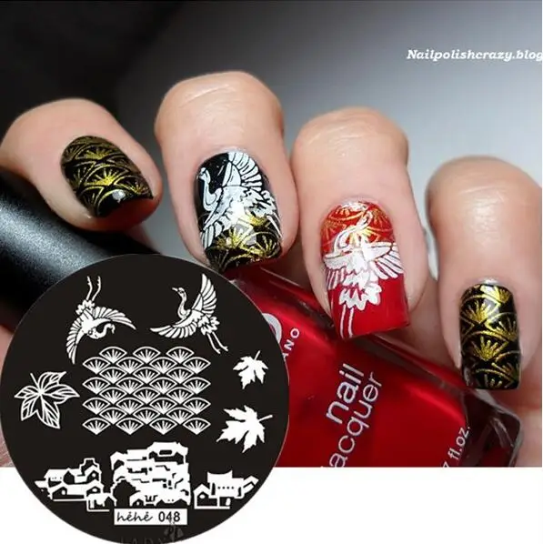 #048 Round Nail Art Stamp Stamping Plates Template Crane House Leaves Pavilion Nail Art Stamp Template Image Plate hehe048
#048 Round Nail Art Stamp Stamping Plates Template Crane House Leaves Pavilion Nail Art Stamp Template Image Plate hehe048