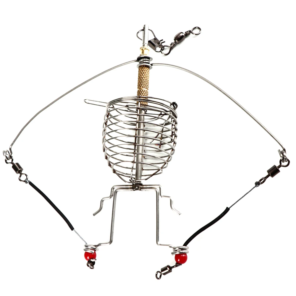 Trap Lure Automatic Nesting Outdoor Sea Fishing Feeder Tackle Launcher Recise Triggering Stainless Steel Tool Device Spring
Trap Lure Automatic Nesting Outdoor Sea Fishing Feeder Tackle Launcher Recise Triggering Stainless Steel Tool Device Spring