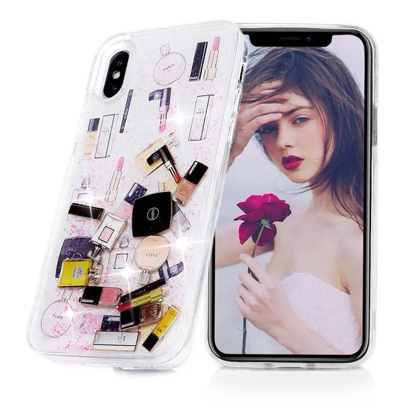 Fashion Cosmetic Makeup Lipstick Perfume Quicksand Case For iPhone X XS Max XR Phone Glitter Case For iPhone 8 7 6 6S Plus Cover
Fashion Cosmetic Makeup Lipstick Perfume Quicksand Case For iPhone X XS Max XR Phone Glitter Case For iPhone 8 7 6 6S Plus Cover