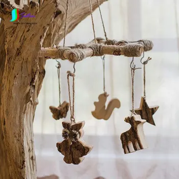 Handmade Wood Pendant Bark Crafts European-style Garden Christmas Pendant Multi-style Creative Owl Squirrel Elk S109P
Handmade Wood Pendant Bark Crafts European-style Garden Christmas Pendant Multi-style Creative Owl Squirrel Elk S109P