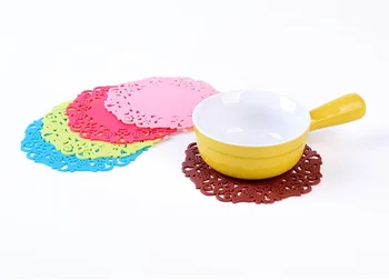 Colorful Lace Flower Hollow Design Round Silicone Coaster Heat Resistant Cup Mat Cushion Pad wen6323
Colorful Lace Flower Hollow Design Round Silicone Coaster Heat Resistant Cup Mat Cushion Pad wen6323