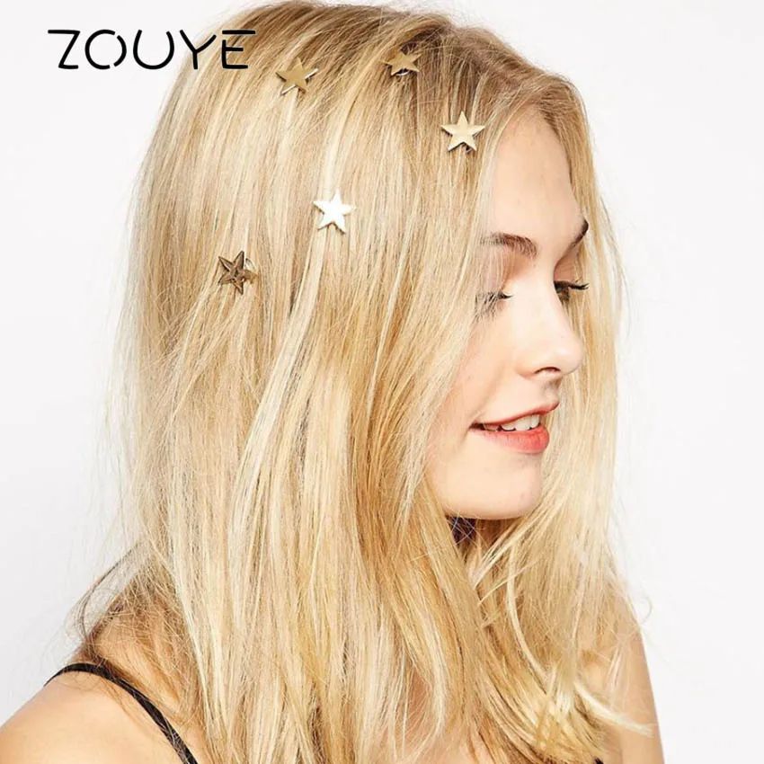 ZOUYE Star Helical Hairpin Hair Jewelry 5pics Fairy Cute Romantic Hairpin Golden Color Trendy Hair Jewelry
ZOUYE Star Helical Hairpin Hair Jewelry 5pics Fairy Cute Romantic Hairpin Golden Color Trendy Hair Jewelry