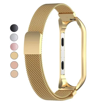 Milanese Mesh Loop with Magnetic Clasp Stainless Steel Replacement Band Metal Strap for Xiaomi Mi Band 3 Miband Smart Bands
Milanese Mesh Loop with Magnetic Clasp Stainless Steel Replacement Band Metal Strap for Xiaomi Mi Band 3 Miband Smart Bands