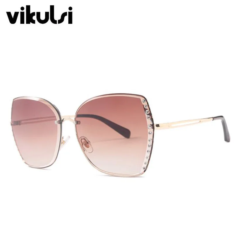 2019 Rimless Crystal Sunglasses Women Luxury Brand Designer Oversized Square Sun Glasses Ladies Fashion Vintage Shades Eyewear
2019 Rimless Crystal Sunglasses Women Luxury Brand Designer Oversized Square Sun Glasses Ladies Fashion Vintage Shades Eyewear