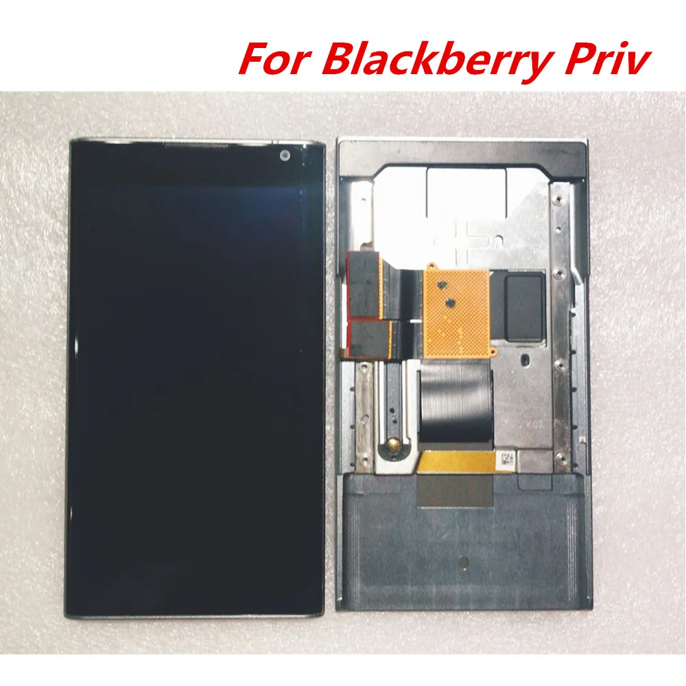 Used For BlackBerry Priv 5.4inch LCD Display With Frame +Touch Screen Digitzer Assembly Repair Panel Glass Accessories
Used For BlackBerry Priv 5.4inch LCD Display With Frame +Touch Screen Digitzer Assembly Repair Panel Glass Accessories