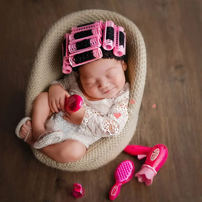 Baby Photography Costume Funny Movie Landlady Cosplay Photo Shot Memorial Props Head Cover With Comb Hair Dryer Roller Cap Hat
Baby Photography Costume Funny Movie Landlady Cosplay Photo Shot Memorial Props Head Cover With Comb Hair Dryer Roller Cap Hat