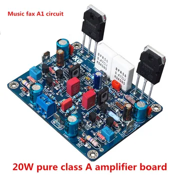 Music fax A1 circuit 20W ON 5551/5401 + 2SA1941 / 2SC5198 pure class A power amplifier board
Music fax A1 circuit 20W ON 5551/5401 + 2SA1941 / 2SC5198 pure class A power amplifier board