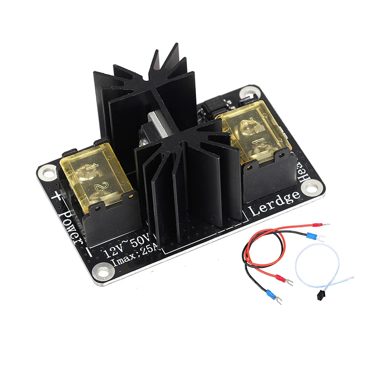 Max 30A 3D Printer General Add-on Heated Bed Power Expansion Module Hot bed Module High Power Module MOS Tube with Cables
Max 30A 3D Printer General Add-on Heated Bed Power Expansion Module Hot bed Module High Power Module MOS Tube with Cables