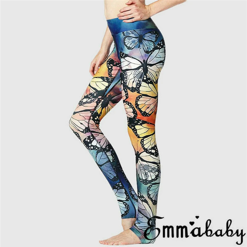 Sexy Women Butt Lift Yoga Pants Hip Push Up Leggings Fitness Workout Stretch Summer Butterfly Printed Pants
Sexy Women Butt Lift Yoga Pants Hip Push Up Leggings Fitness Workout Stretch Summer Butterfly Printed Pants