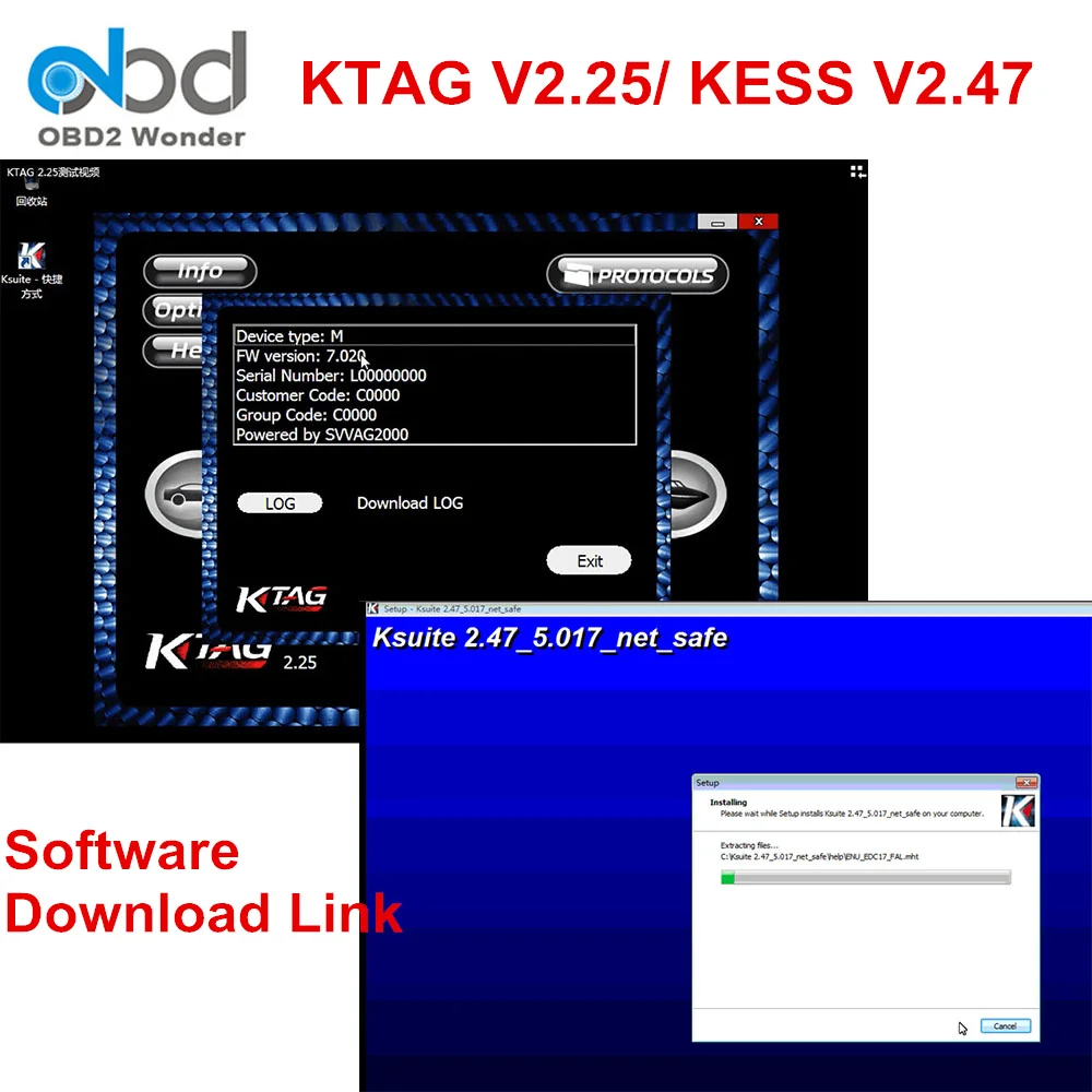 Latest Kess KTAG V2.47 V2.25 KESS V2 5.017 Software 2.47 K TAG K-tag 7.020 2.25 Update of V2.23 K-TAG Software Download Link
Latest Kess KTAG V2.47 V2.25 KESS V2 5.017 Software 2.47 K TAG K-tag 7.020 2.25 Update of V2.23 K-TAG Software Download Link