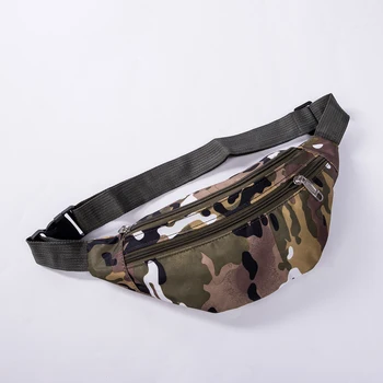 

Travel BUM BAG Bumbag Fanny Pack Pouch Travel Waist Money Belt Passport Wallet Zipped Security Pouch Camouflage Waist Packs