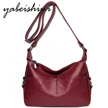 YABEISHINI Double Pocket Leather Hobos Bag Shoulder Crossbody Bags For Women 2019 Luxury Handbags Women Bags Designer Sac A Main
YABEISHINI Double Pocket Leather Hobos Bag Shoulder Crossbody Bags For Women 2019 Luxury Handbags Women Bags Designer Sac A Main