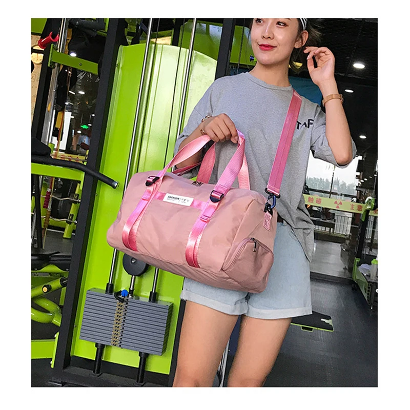 Nylon Zipper Women Shoulder Bag Large Capacity Luggage Sports Training Package Separation Gym Soft Bag Short Distance Travel Bag
Nylon Zipper Women Shoulder Bag Large Capacity Luggage Sports Training Package Separation Gym Soft Bag Short Distance Travel Bag