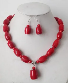 perfect fine jewelry Free shipping New style Natural noble jewelry>>>>Charming!Big Red Coral Column Shape Beads Necklace Earri
perfect fine jewelry Free shipping New style Natural noble jewelry>>>>Charming!Big Red Coral Column Shape Beads Necklace Earri