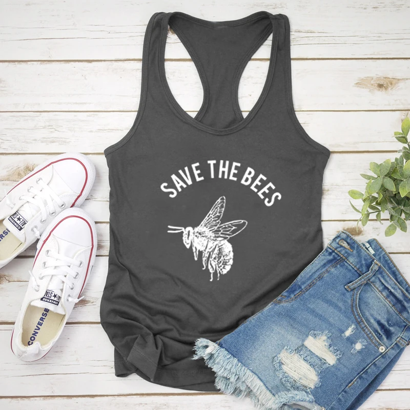 Women Save The Bees Tank Tops Casual Summer Sleeveless Flowy Vegan Tanks New Fashion Racerback Graphic Gym Running Workout Shirt
Women Save The Bees Tank Tops Casual Summer Sleeveless Flowy Vegan Tanks New Fashion Racerback Graphic Gym Running Workout Shirt