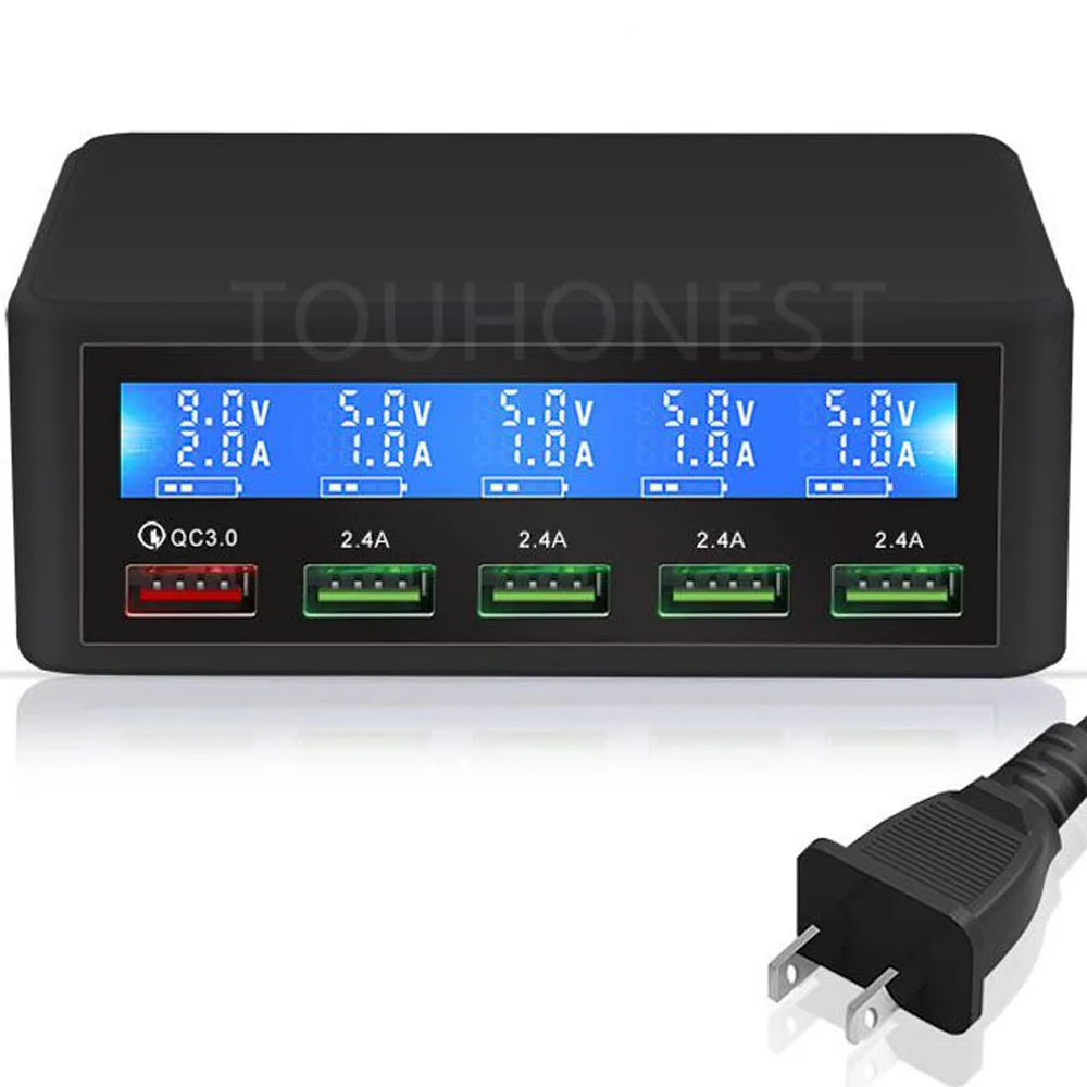 For iPhone Samsung Xiaomi Charger Station EU US UK Plug Quick Charge 3.0 5 Port USB Charger Adapter Mobile Phone Fast Charger
For iPhone Samsung Xiaomi Charger Station EU US UK Plug Quick Charge 3.0 5 Port USB Charger Adapter Mobile Phone Fast Charger