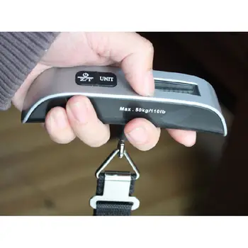 Portable LCD Digital Display Handheld Electronic Luggage Weighing Scales Balance Travel Baggage Suitcase Weigher Max 50kg 110ib
Portable LCD Digital Display Handheld Electronic Luggage Weighing Scales Balance Travel Baggage Suitcase Weigher Max 50kg 110ib