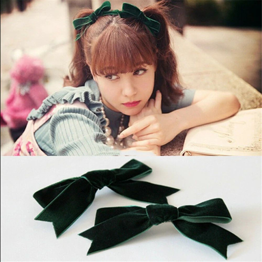 HOOH 2Pcs 2019 New Arrival Women's Velvet Bow Hairpins Girl' Cute Lovely Hair Clips Hair Korea Hair Accessories for Girls
HOOH 2Pcs 2019 New Arrival Women's Velvet Bow Hairpins Girl' Cute Lovely Hair Clips Hair Korea Hair Accessories for Girls