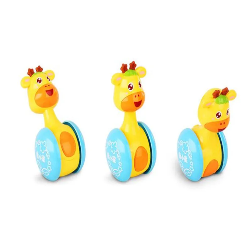 Cute Deer Tumbler Doll Baby Rattles Children Toy Sweet Bell Music Roly-poly Learning Education Baby Bell For Kids Funny Gift
Cute Deer Tumbler Doll Baby Rattles Children Toy Sweet Bell Music Roly-poly Learning Education Baby Bell For Kids Funny Gift