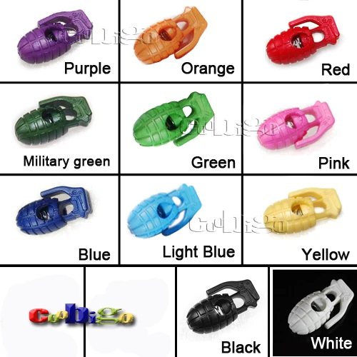 50pcs Pick Color Plastic Hand Grenade Cord Lock Spring Stopper Rope Clamp Paracord Boot Shoelace Outdoor Kits#FLS026(Mix-s)
50pcs Pick Color Plastic Hand Grenade Cord Lock Spring Stopper Rope Clamp Paracord Boot Shoelace Outdoor Kits#FLS026(Mix-s)