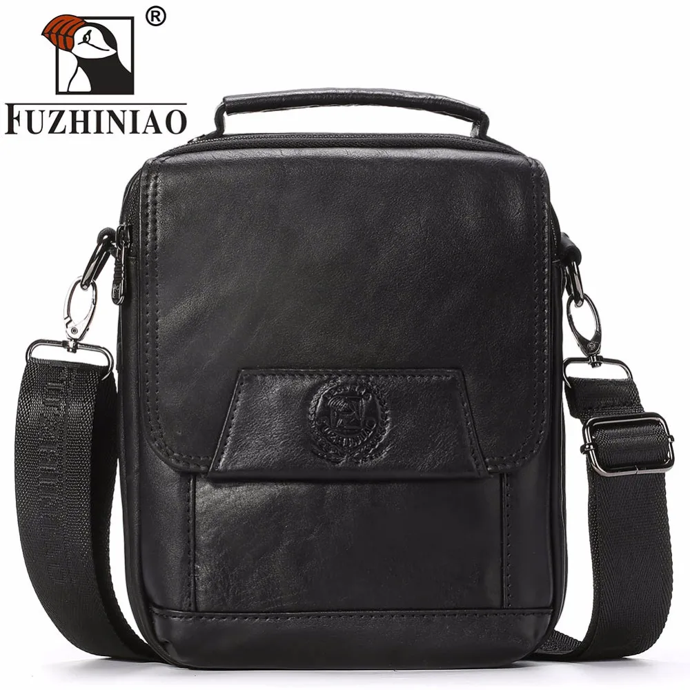 FUZHINIAO High Quality Business Men Messenger Bag 100% Genuine Leather Handbag Man Shoulder Small Satchel Crossbody Office Bags
FUZHINIAO High Quality Business Men Messenger Bag 100% Genuine Leather Handbag Man Shoulder Small Satchel Crossbody Office Bags