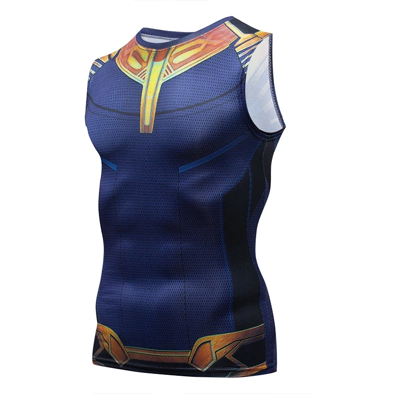 Avengers Infinity War Thanos T-Shirt Cosplay Coatume Thanos Costume Superhero Vest Halloween Party supreme T shirt wholesale
Avengers Infinity War Thanos T-Shirt Cosplay Coatume Thanos Costume Superhero Vest Halloween Party supreme T shirt wholesale