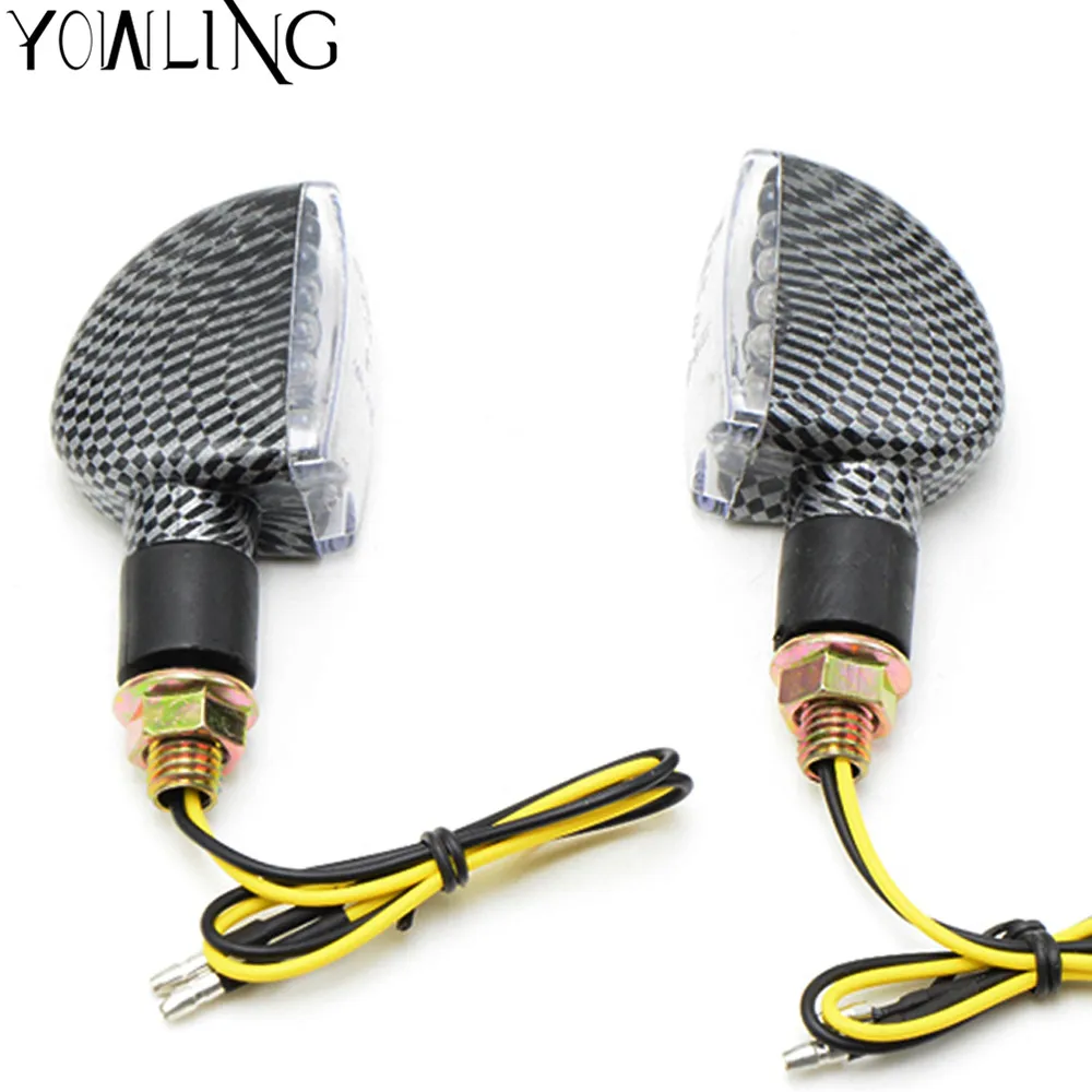 Motorcycle Turn Signals Blade Carbon Fiber Look LED Turn Signal Warning Light Blinker for Benelli Piaggio Honda Yamaha XP530 500
Motorcycle Turn Signals Blade Carbon Fiber Look LED Turn Signal Warning Light Blinker for Benelli Piaggio Honda Yamaha XP530 500