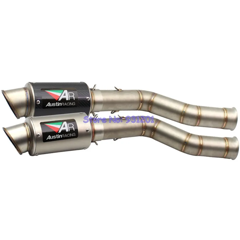For Yamaha YZF R1 (2009-2014) Motorcycle Exhaust System Slip On Connect Mid Pipe with AR Austin Racing Muffler Pipe Escape Moto
For Yamaha YZF R1 (2009-2014) Motorcycle Exhaust System Slip On Connect Mid Pipe with AR Austin Racing Muffler Pipe Escape Moto