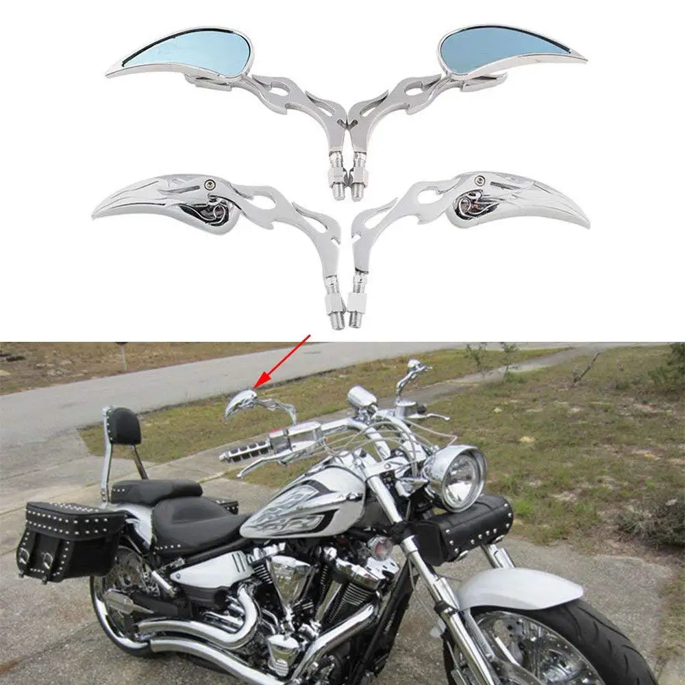 2021 Chrome 8mm/10mm Motorcycle Teardrop Rearview Mirrors For Yamaha Kawasaki Suzuki Aprilia For Motorcycle Accessories
2021 Chrome 8mm/10mm Motorcycle Teardrop Rearview Mirrors For Yamaha Kawasaki Suzuki Aprilia For Motorcycle Accessories