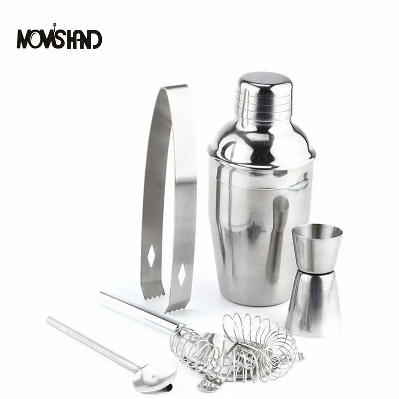 5Pcs/set Stainless Steel Cocktail Shaker Mixer Drink Bartender Kit Bars Set Tools
5Pcs/set Stainless Steel Cocktail Shaker Mixer Drink Bartender Kit Bars Set Tools