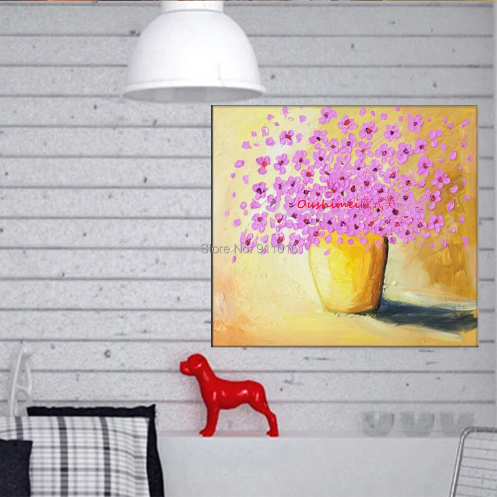 Handmade Abstract Picture Home Decor Oil Painting On Canvas Modern Knife Pink Flower Wall Paintings For Room Decor Hand Painting
Handmade Abstract Picture Home Decor Oil Painting On Canvas Modern Knife Pink Flower Wall Paintings For Room Decor Hand Painting