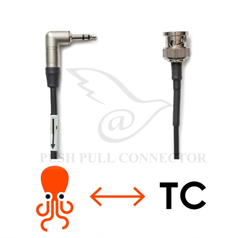 NEUTRIK 3.5mm Mini TRS Jack TENTACLE To BNC Timecode bidirectional Cable Canon C300/C500, Sony PDW 700/EX3 / PMW 200, ARRI Amira
NEUTRIK 3.5mm Mini TRS Jack TENTACLE To BNC Timecode bidirectional Cable Canon C300/C500, Sony PDW 700/EX3 / PMW 200, ARRI Amira