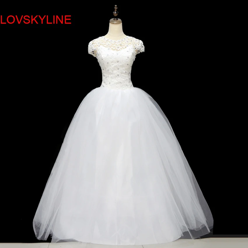 Custom Size Romantic Lace Wedding Dress New Arrive Floor-length Fashionable Bride Gowns Cheap Bridal Dresses hot
Custom Size Romantic Lace Wedding Dress New Arrive Floor-length Fashionable Bride Gowns Cheap Bridal Dresses hot