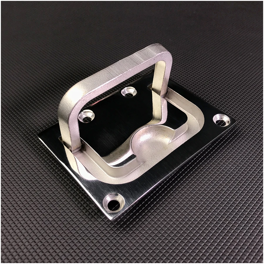 76*55mm Boat Accessories High Quality 316 Stainless Steel Marine Ring Handle Cover Flush Hatch Locker Cabinet Pull Lift
76*55mm Boat Accessories High Quality 316 Stainless Steel Marine Ring Handle Cover Flush Hatch Locker Cabinet Pull Lift