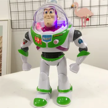 30cm Popular Anime Toy story 4 electronic sound Action Buzz Doll Plastic toy wings lightyear PVC Figure Lovely birthday gift
30cm Popular Anime Toy story 4 electronic sound Action Buzz Doll Plastic toy wings lightyear PVC Figure Lovely birthday gift