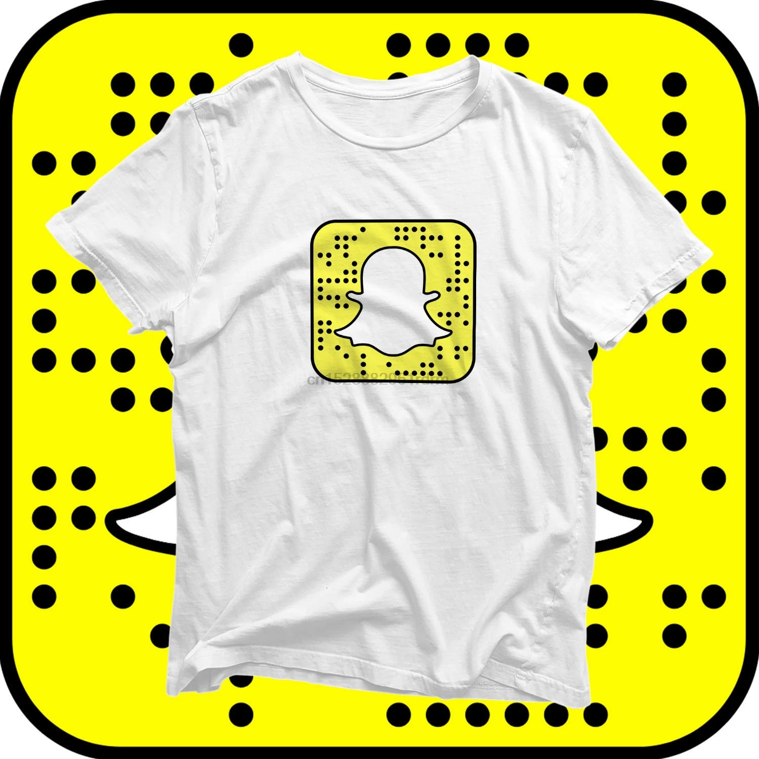 Personalised Snapchat Snapcode Bitmoji QR T-Shirt - Funny Novelty - Popular summer o neck tee free shipping cheap tee
Personalised Snapchat Snapcode Bitmoji QR T-Shirt - Funny Novelty - Popular summer o neck tee free shipping cheap tee