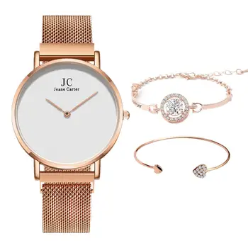 3pcs/set Fashion Minimalism Women Watch Luxury Rose Gold Magnet Buckle Quartz Women Watches Top Brand Clock Lady zegarek damski
3pcs/set Fashion Minimalism Women Watch Luxury Rose Gold Magnet Buckle Quartz Women Watches Top Brand Clock Lady zegarek damski