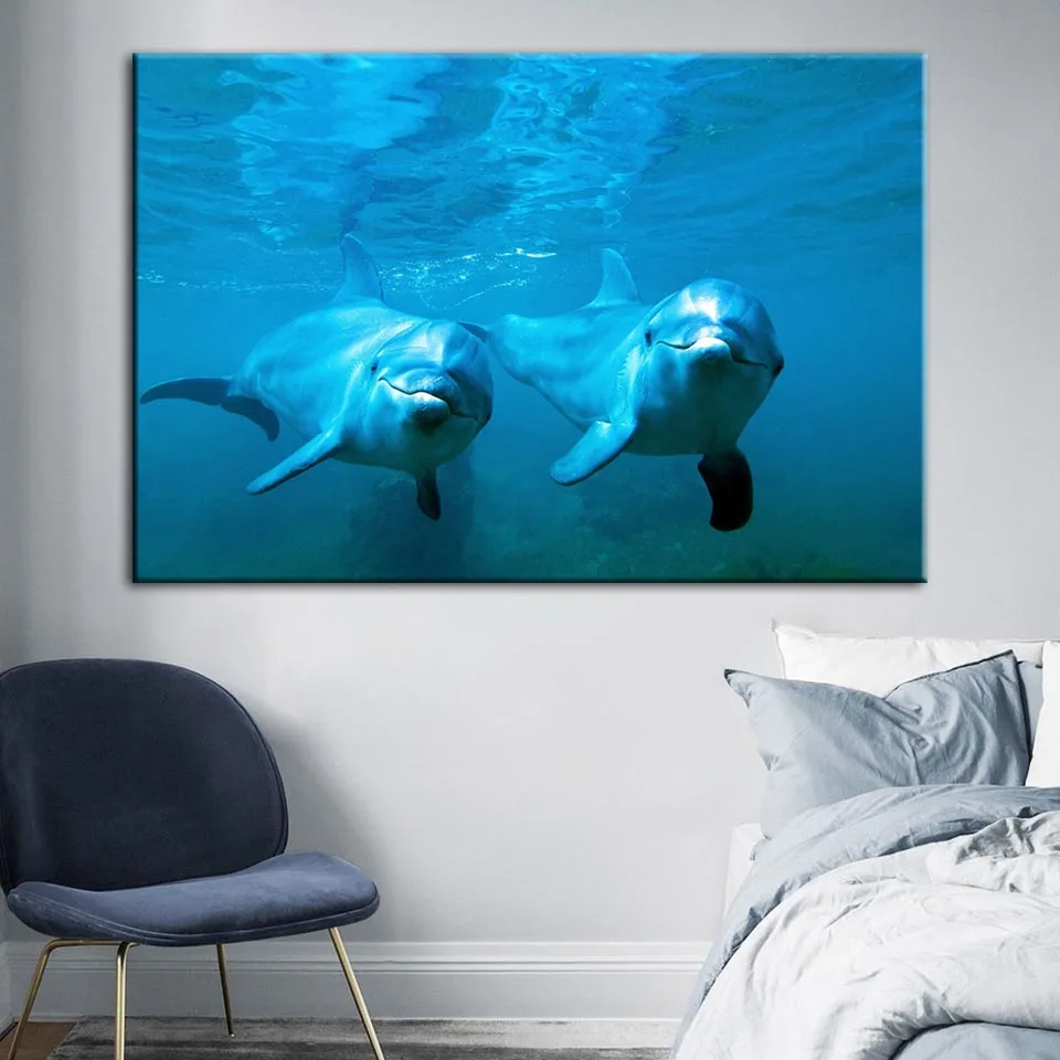 Home Decoration Wall Artwork Nordic Style Dolphins Posters HD Printed Canvas Painting Modular Pictures For Bedside Background
Home Decoration Wall Artwork Nordic Style Dolphins Posters HD Printed Canvas Painting Modular Pictures For Bedside Background