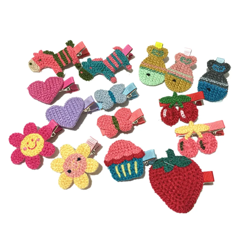15PCS High Quality Handmade Knit Hair Clips Leaves Girls Princess Hair Style Buckle For Baby Girls Gift
15PCS High Quality Handmade Knit Hair Clips Leaves Girls Princess Hair Style Buckle For Baby Girls Gift