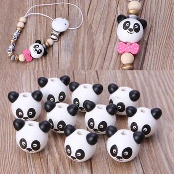 10Pcs 24mm Wooden Bear Head Teething Chew Beads For Baby DIY Pacifier Chain JUL5-A
10Pcs 24mm Wooden Bear Head Teething Chew Beads For Baby DIY Pacifier Chain JUL5-A