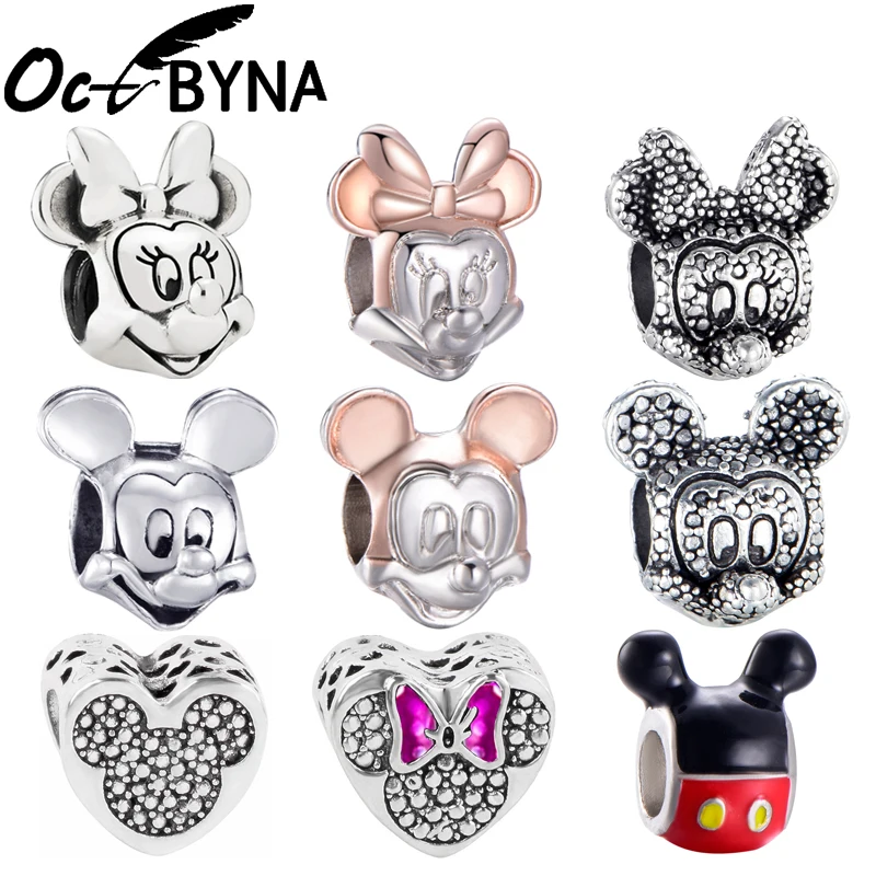 Vintage Silver Charm Bracelet For Women DIY Make Mickey Minnie Charm Beads Fits Pandora Bracelet For Women Jewelry Making
Vintage Silver Charm Bracelet For Women DIY Make Mickey Minnie Charm Beads Fits Pandora Bracelet For Women Jewelry Making