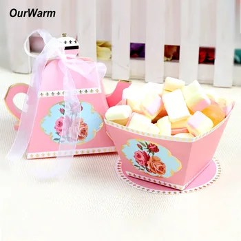 OurWarm 20Pcs Wedding Favour Sweet Cake Gift Boxes Teapot Candy Box for Retro Wedding Decoration Birthday Tea Party Supplies
OurWarm 20Pcs Wedding Favour Sweet Cake Gift Boxes Teapot Candy Box for Retro Wedding Decoration Birthday Tea Party Supplies