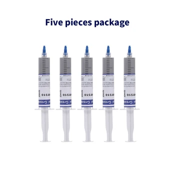 5Pcs Thermal Compound Paste Heat Sink Paste Thermal Grease CPU VGA LED Chipset Silicone Plaster for All Coolers HY510 (Grey)
5Pcs Thermal Compound Paste Heat Sink Paste Thermal Grease CPU VGA LED Chipset Silicone Plaster for All Coolers HY510 (Grey)